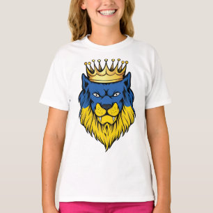 Ukraine  Lion King Flag T-Shirt