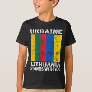 Ukraine Lithuania Stands With You Lithuanian Suppo T-Shirt
