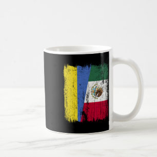 Ukraine Mexico Half Flag Ukrainian Mexican Heritag Coffee Mug