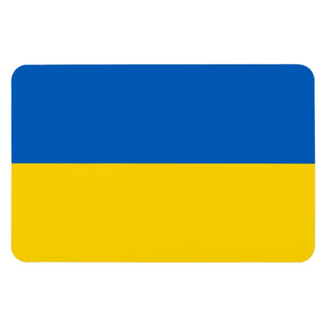 Ukraine National Flag Magnet (Horizontal)