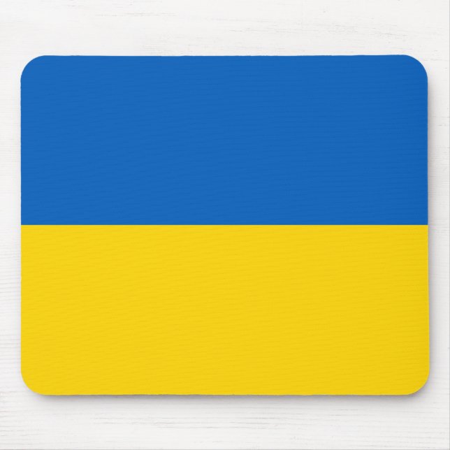 Ukraine National Flag Mouse Pad (Front)