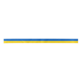 Ukraine National Flag Satin Ribbon