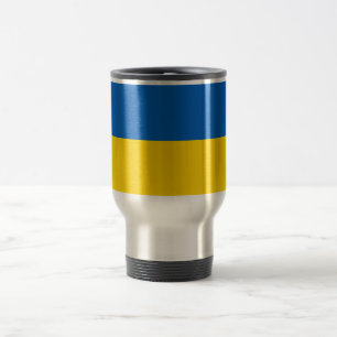 Ukraine National Flag Travel Mug