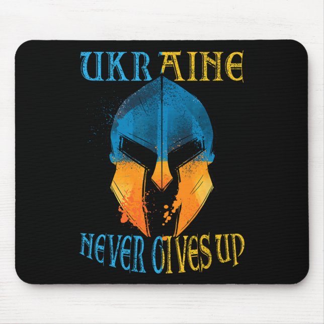 Ukraine Never Gives Up  Mouse Pad (Front)