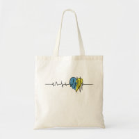 Ukraine Patriotic heart palpitation on wight