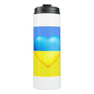 Ukraine-Peace and Love_ Thermal Tumbler
