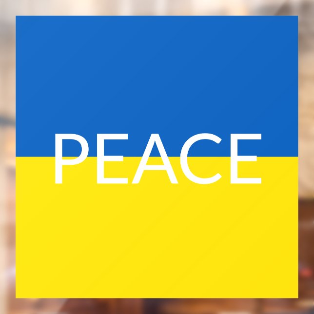 Ukraine peace blue yellow custom text flag (Sheet 2)