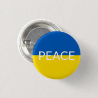 Ukraine peace blue yellow custom text flag