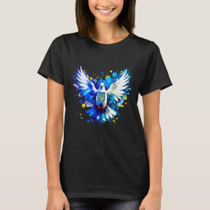 Ukraine Peace Dove Defend Democracy Stand With Zel T-Shirt