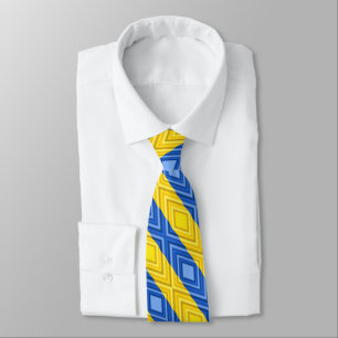 Ukraine - Peace Freedom - Ukrainian Flag Neck Tie