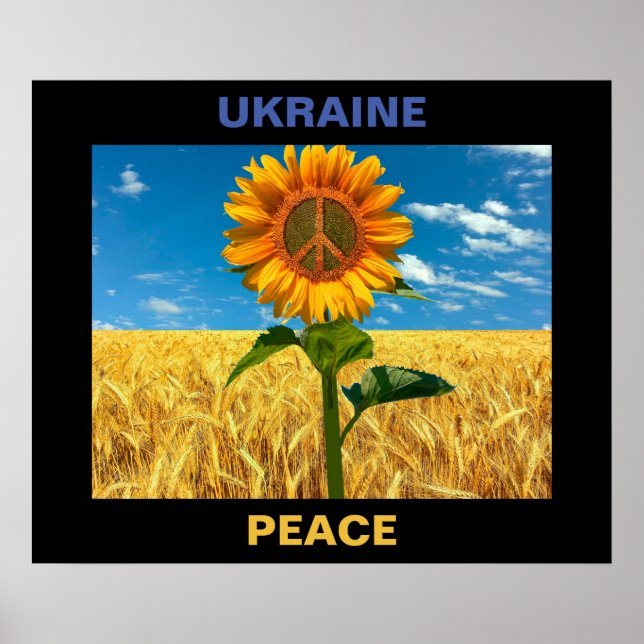 Ukraine Peace Poster - 24"x20" (Front)