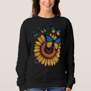 Ukraine. Peace. Sunflower symbol of Peace Sweatshirt
