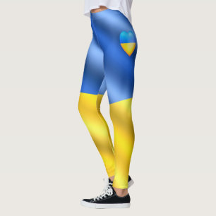Ukraine - Peace - Ukrainian Flag - Freedom  Leggings
