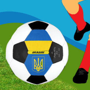 Ukraine Personalised, Flag, Photo Soccer Ball