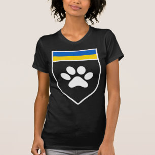 Ukraine Pet Awareness Flag Support Ukrainian pets  T-Shirt