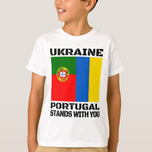 Ukraine Portugal Stands With You Portuguese Suppor T-Shirt