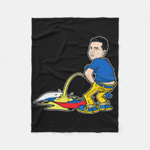 Ukraine President Zelensky Legend Peeing On Russia Fleece Blanket