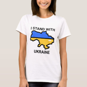 Ukraine Pride Map Supporters Gift Tee