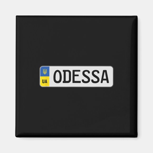 Ukraine Pride - Proud Ukrainian Odessa  Magnet (Front)