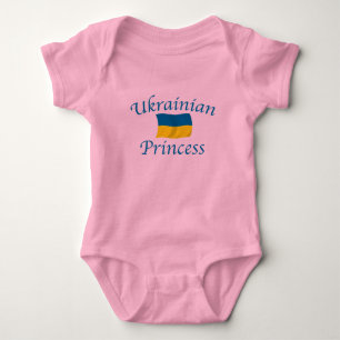 Ukraine Prncess Baby Bodysuit