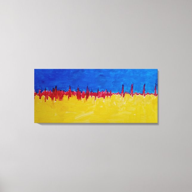 Ukraine Recovery Canvas Print (Front)