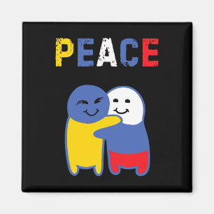 Ukraine Russia Peace Ukraine No War Magnet