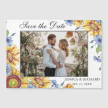 Ukraine Save the Date PHOTO Magnetic Card