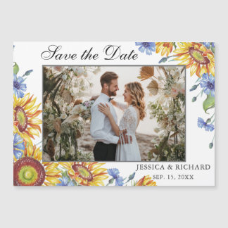 Ukraine Save the Date PHOTO Magnetic Card