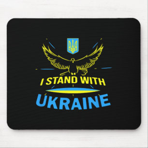 Ukraine Shirt Ukrainian Flag Pride I Stand With Uk Mouse Pad