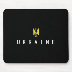 Ukraine Shirt Ukrainian Tryzub Trident Patriotic F Mouse Pad