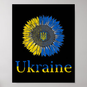 Ukraine Shirt Ukrainians Sunflower Vintage Ukraini Poster