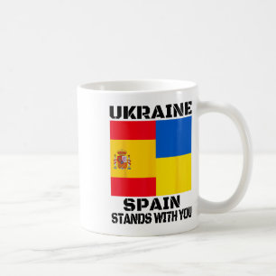 Ukraine Spain Stands With You Spanish Support 1  Coffee Mug