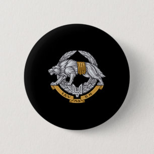 Ukraine Special Operations Forces  Spetsnaz Wolf   6 Cm Round Badge