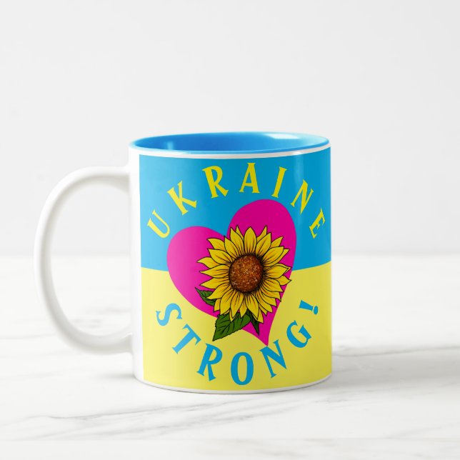 Ukraine Strong! Fundraising Mug (Left)