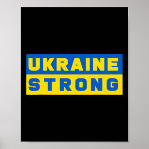 Ukraine Strong Support Ukraine Poster