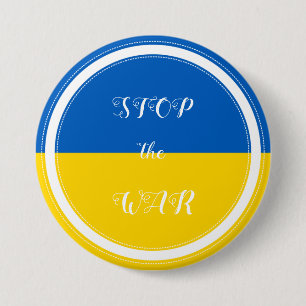 Ukraine Support 7.5 Cm Round Badge