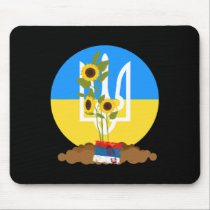 Ukraine Support Sunflower Seeds Stand With Ukraine Mouse Pad