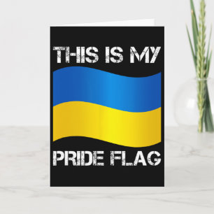 Ukraine Support Ukraine Flag Freedom Solidarity 1  Card