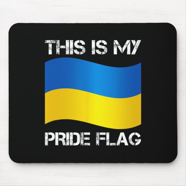 Ukraine Support Ukraine Flag Freedom Solidarity 1  Mouse Pad (Front)