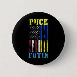 Ukraine Supports End War Promote Peace Ukrainian  6 Cm Round Badge
