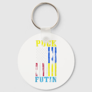 Ukraine Supports End War Promote Peace Ukrainian  Key Ring