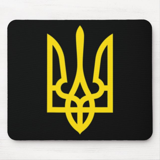Ukraine Symbol Middle Ukrainian Army Military Embl Mouse Pad (Front)