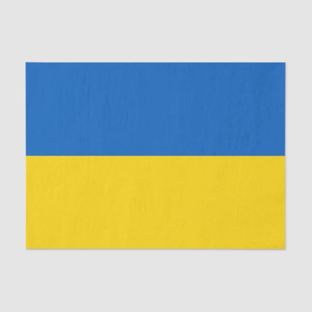 Ukraine tissue paper, Ukrainian Flag tissue paper (Front)