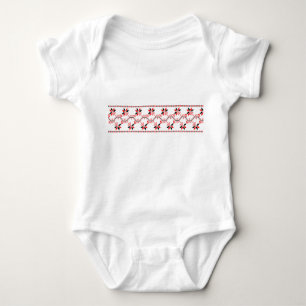 ukraine traditional folk motif ethnic geometric fl baby bodysuit