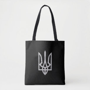 Ukraine Trident Gerfalcon Crest dented Tote Bag