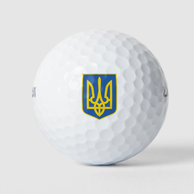 UKRAINE-TRIDENT GOLF BALLS (Front)