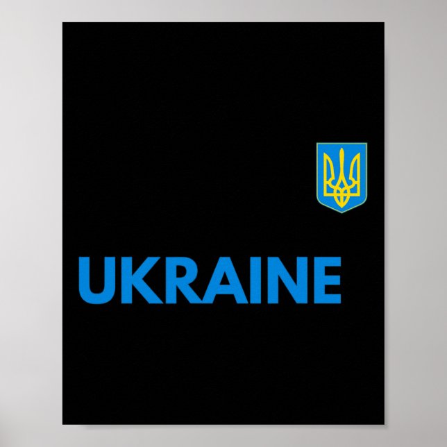 Ukraine Trident Statement  Poster (Front)