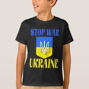 Ukraine Trident Ukraine Flag Ukrainian Flag Ukrain T-Shirt