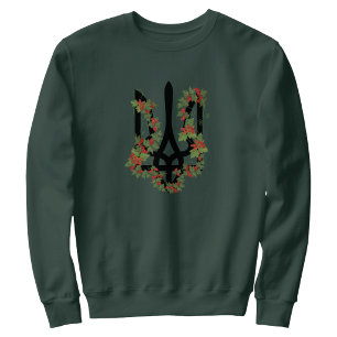 UKRAINE. Trident. Ukrainian Coat of Arms.  Sweatshirt