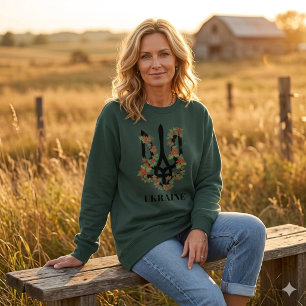 UKRAINE. Trident. Ukrainian Coat of Arms. Sweatshirt